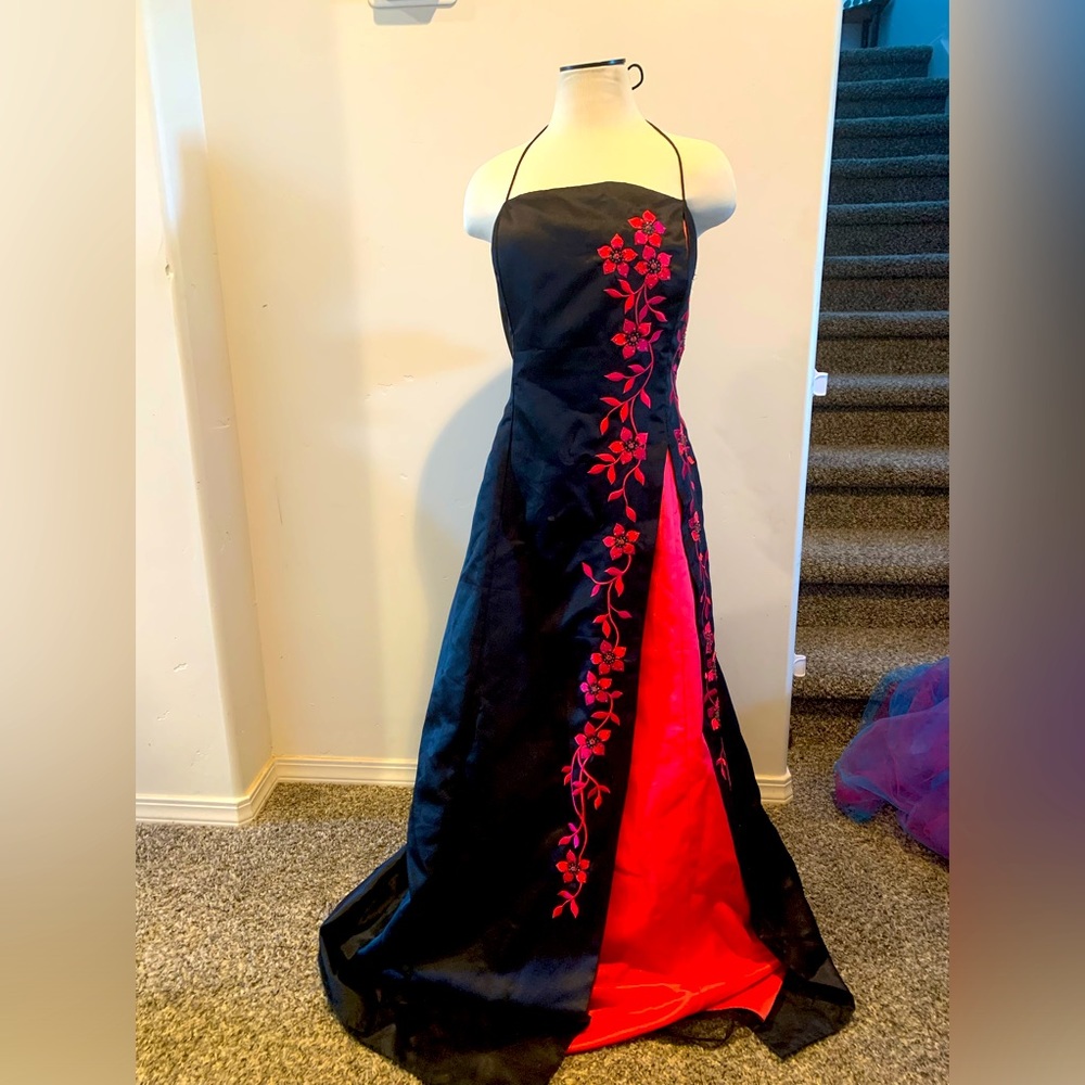 Plus size a-line formal dress